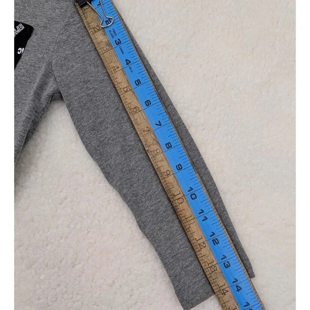 Okie Dokie 2 Piece Shirt And adjustable Jeans Outfit Set 5T Gray Blue Pocket Tee